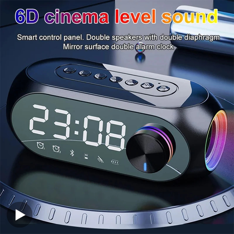 Home Cinema Chairs - Reloj despertador Radio FM Altavoz Bluetooth
